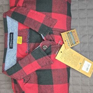 Tailor Vintage Lux Perfoemance Red And Black Flannel 2xl Nwt
